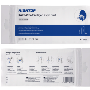 Hightop SARS-CoV-2 Antigen Rapid Test Laientest - Selbsttest 1 Stück • Dient dem Nachweis von SARS-CoV-2-Nukleoprotein-Antigenen innerhalb von 7 Tagen nach dem Auftreten von Symptomen bei Verdacht auf eine Coronavirus-Infektion